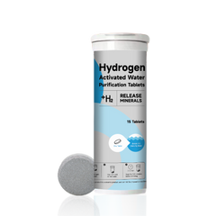 น้ำบริสุทธิ์ที่เปิดใช้งานด้วยไฮโดรเจน (หนึ่งขวดมี 15 เม็ด)